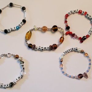 Mystery assortment Taylor Swift hand-crafted bracelets with swarovski crystal